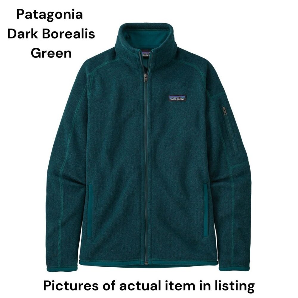 Patagonia Better Sweater Fleece Jacket (Full Zip) Dark Borealis Green